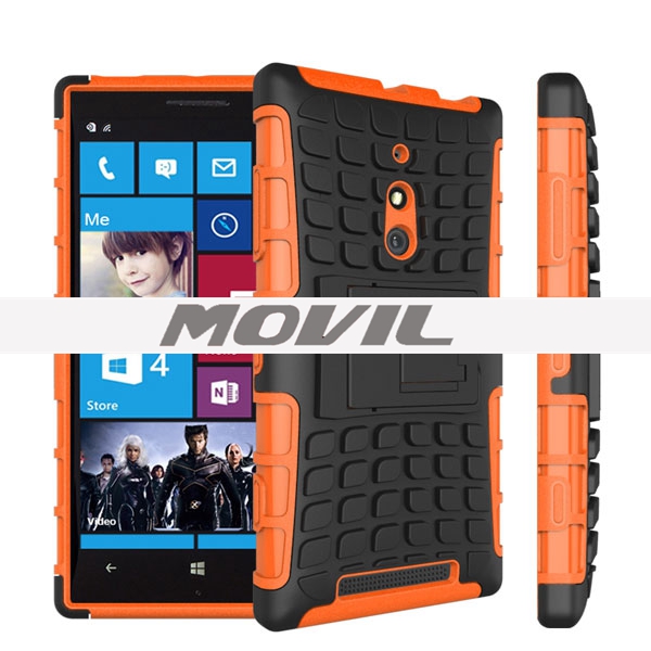 NP-1900 2 en 1 funda para  Nokia Lumia 830 con soporte-7